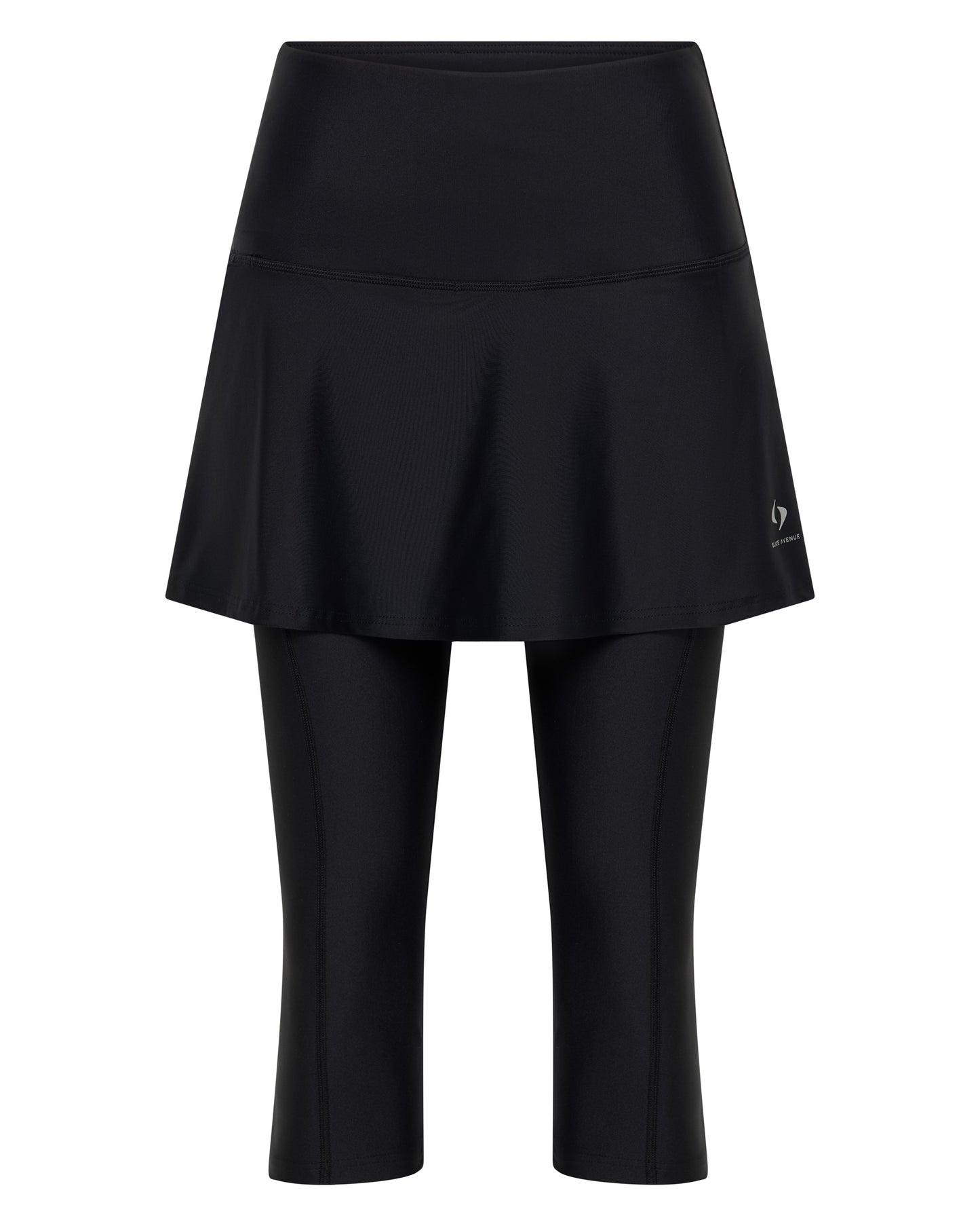 Limited Edition- Black Premium Longer Skirt with 3/4 leggings and reverse ball pocket