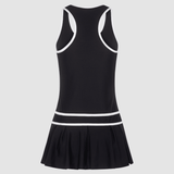 Luxury Tennis Dress - Black - Slice Avenue