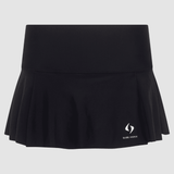 Premium Skirt - Black (Patterned Inner Shorts) - Slice Avenue