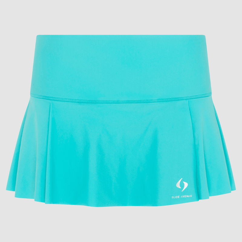 Premium Skirt - Mint (Patterned Inner Shorts) - Slice Avenue