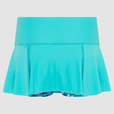 Premium Skirt - Mint (Patterned Inner Shorts) - Slice Avenue
