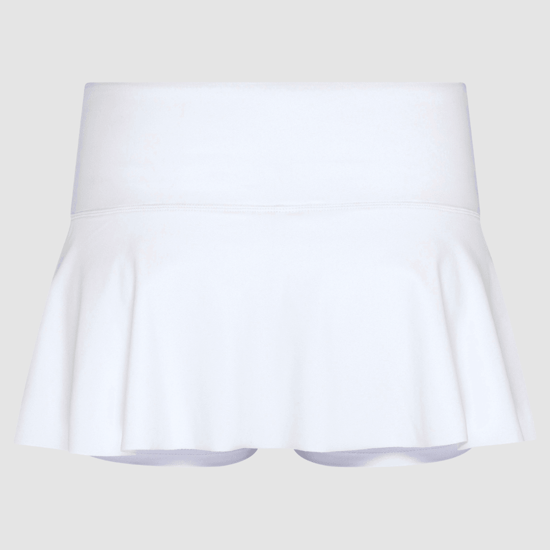 White Skirt (White Inner Shorts) - Slice Avenue