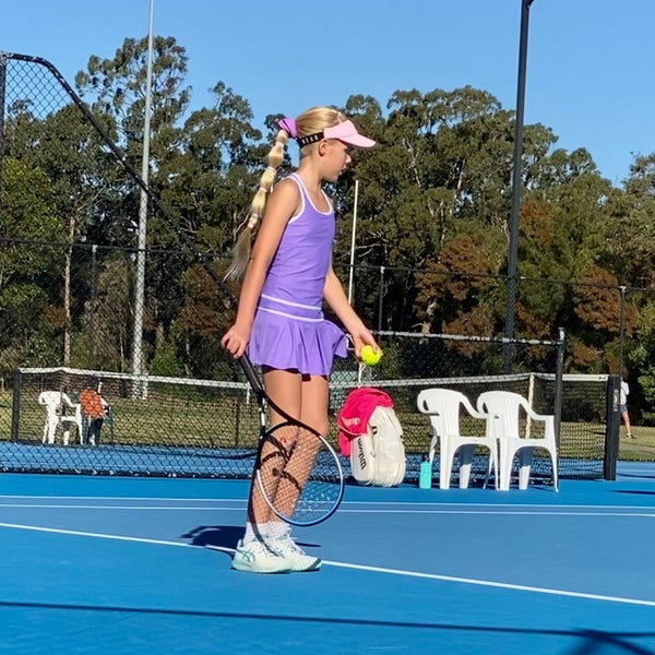 Luxury Tennis Dress - Purple