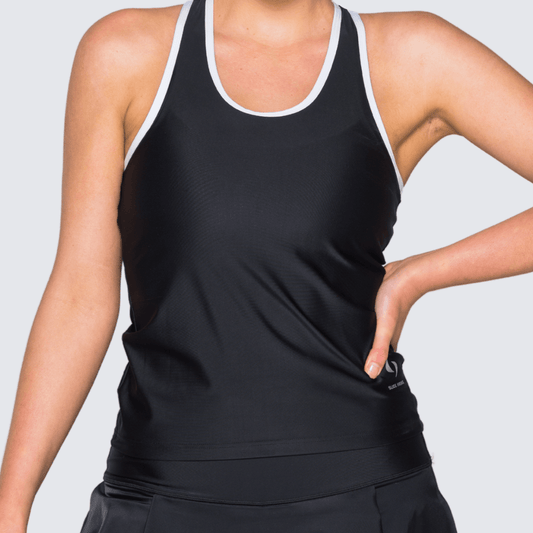 Racerback Top - Black - Slice Avenue