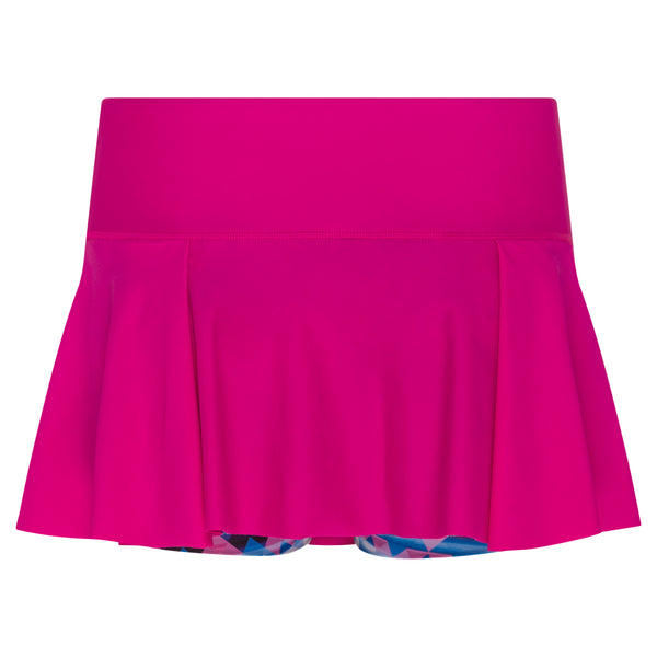 Premium Skirt - Thai Pink (Patterned Inner Shorts)