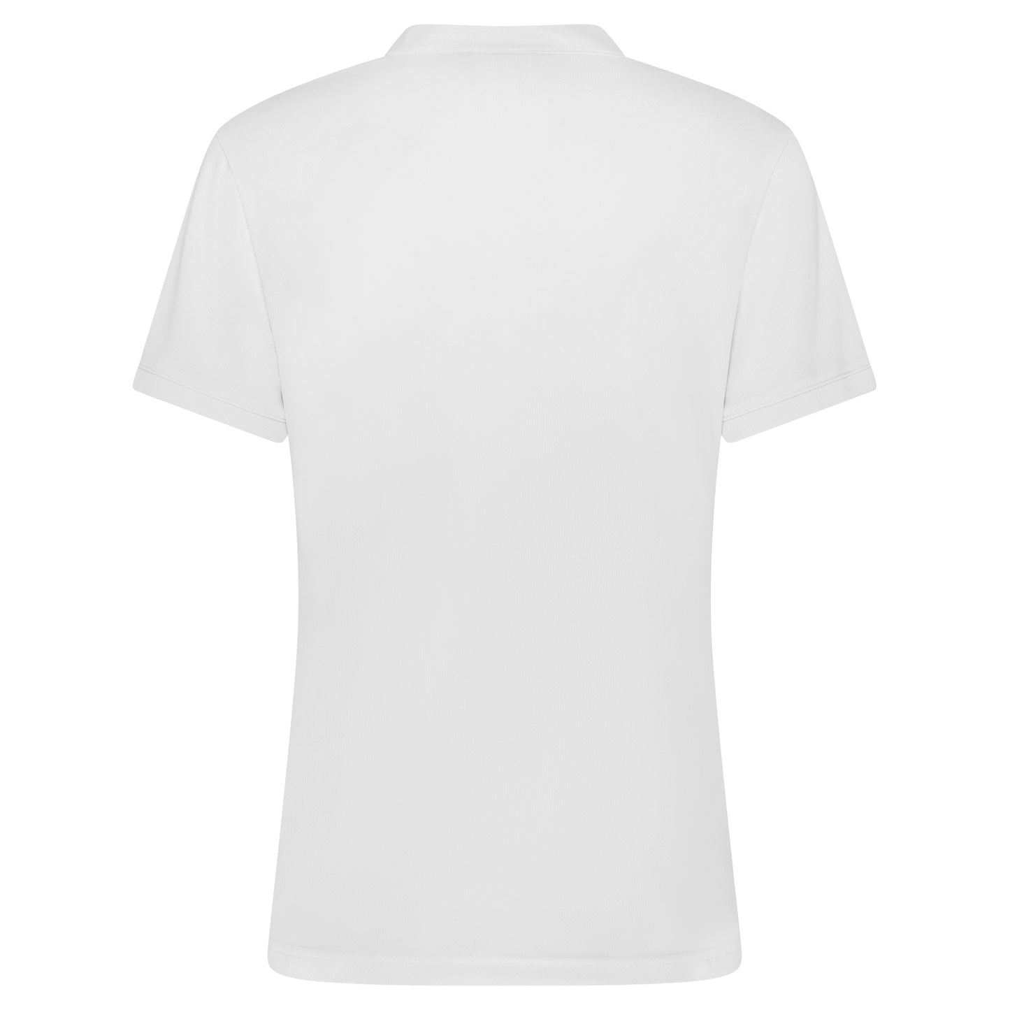 Women's Short Sleeve Collared Top - White